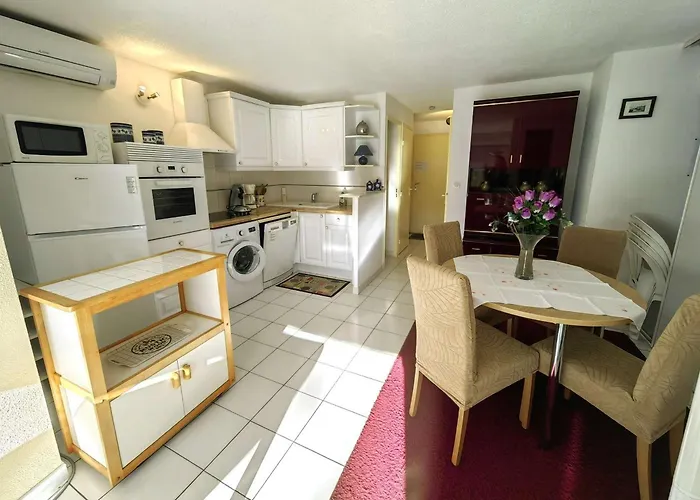 T2 Climatise Avec Piscine Et Parking Au Cap D'agde - Fr-1-607-52