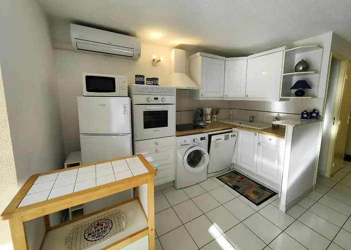 T2 Climatise Avec Piscine Et Parking Au Cap D'agde - Fr-1-607-52